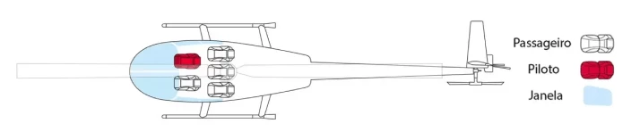 Imagem do diagrama da aeronave Bell 206 JetRanger